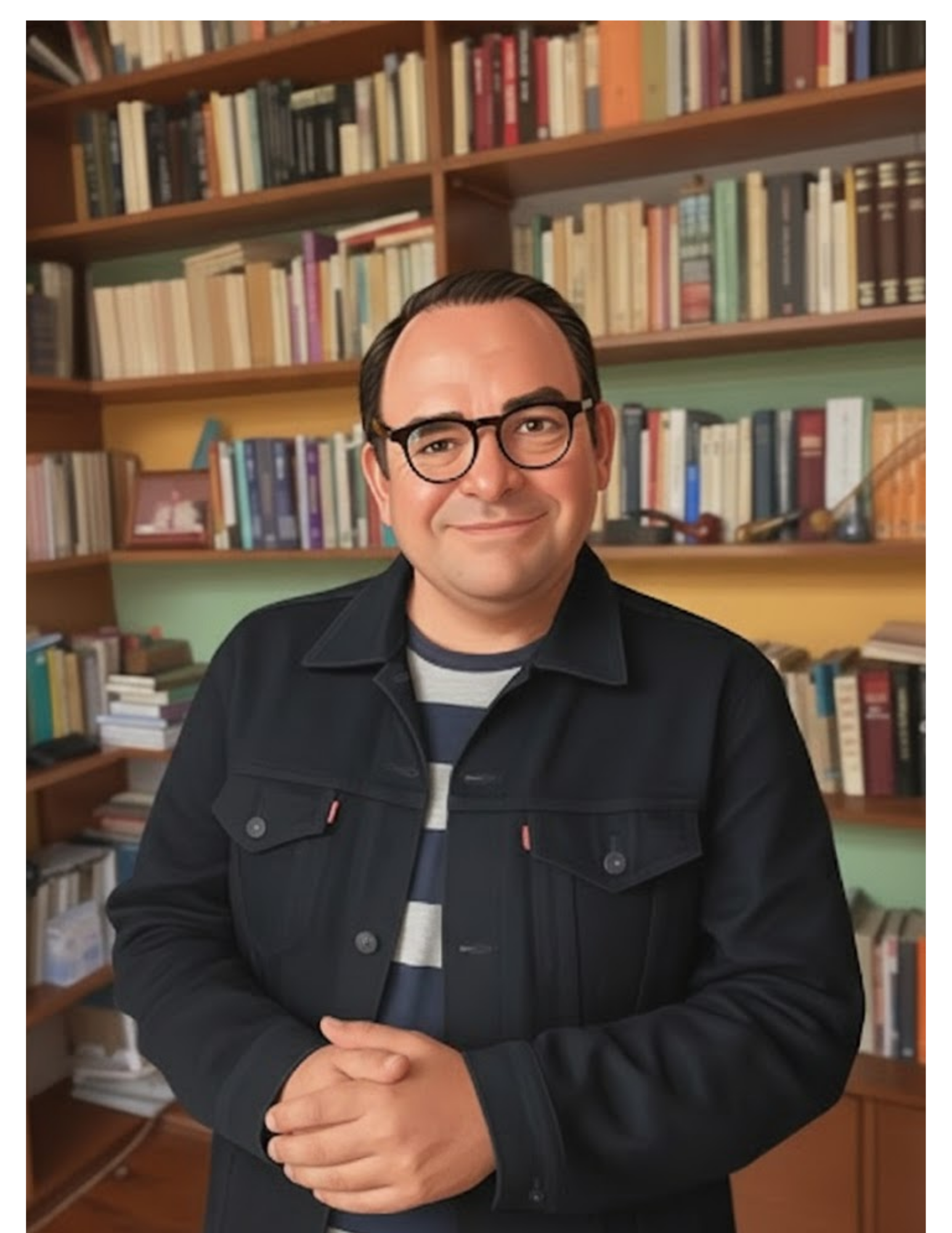 Rubén Islas en biblioteca